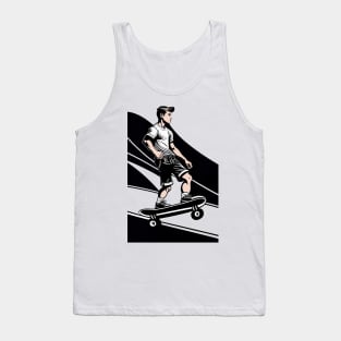 Skateboarder Tank Top